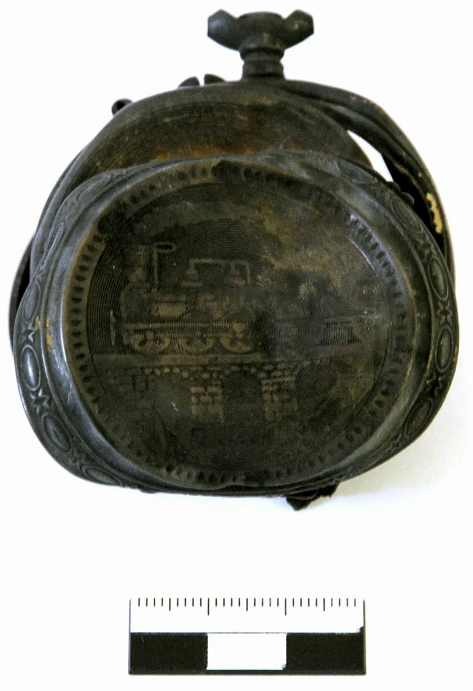 Taschenuhr eines verunglückten Bergmannes (Schlagwetterexplosion am 03.01.1934 im Braunkohlenbergwerk Zeche Nelson III) — تصویر رکورد یوروپیانا
