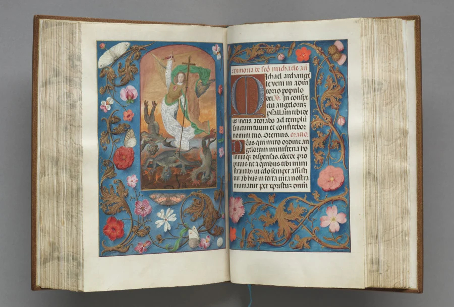 Hours of Queen Isabella the Catholic, Queen of Spain — تصویر رکورد موزهٔ هنر کلیولند (دسترسی آزاد)