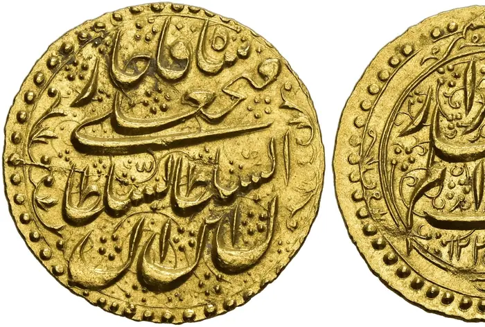 روی و پشت «۱ تومان — فتحعلی‌شاه قاجار، ۱۸۱۷–۱۸۲۵ م» — عکس رکورد کاتالوگ نومیستا