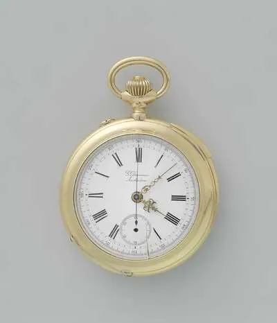 Precisiehorloge met chronometer, repetitiemechanisme en speelwerk — تصویر رکورد یوروپیانا