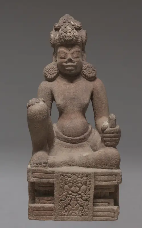 Enthroned planetary deity — تصویر رکورد موزهٔ هنر کلیولند (دسترسی آزاد)