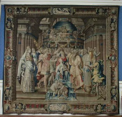 TAPISSERIE DE LICE - Histoire d'Artémise Le couronnement du jeune roi — تصویر رکورد یوروپیانا