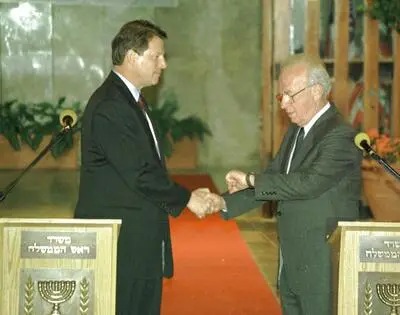 אל גור מבקר בישראל. — تصویر رکورد یوروپیانا