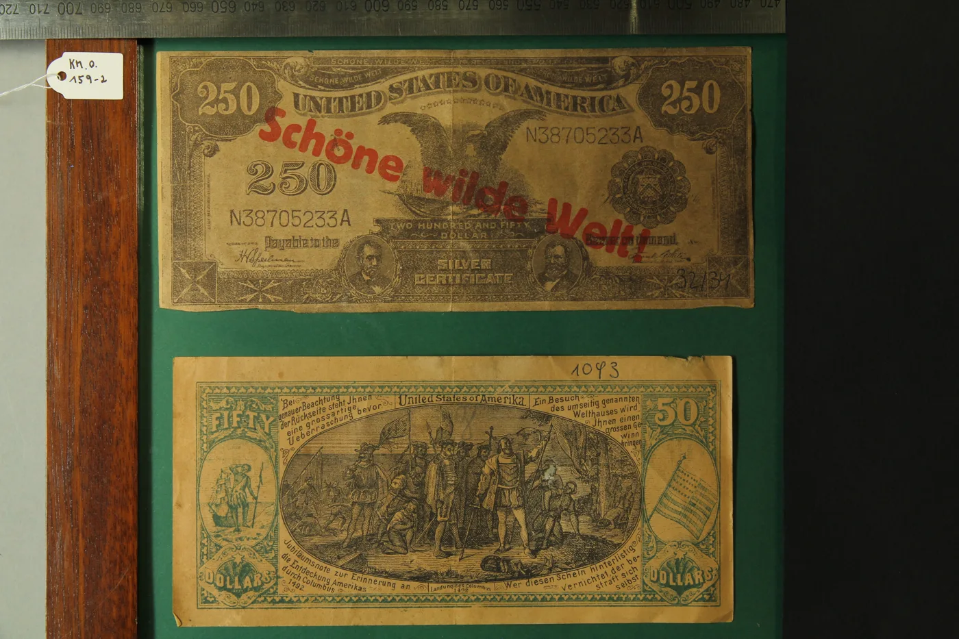 Falsifikate von Banknoten KM-O.159-2 — تصویر رکورد یوروپیانا