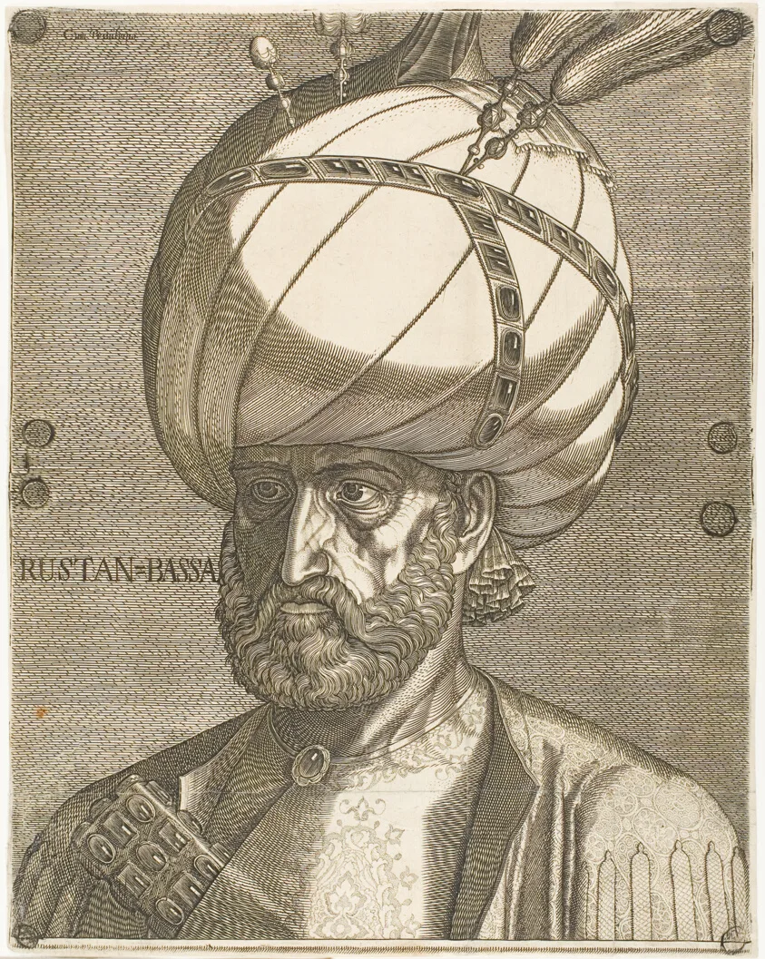 Portrait of Ismail, Ambassador of the Persian Shah Tahmasp I — تصویر رکورد مؤسسهٔ هنر شیکاگو (دسترسی آزاد)