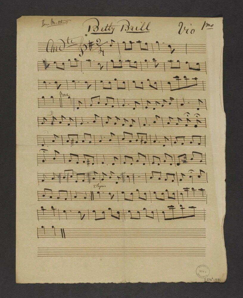 Sheet music — تصویر رکورد موزهٔ ویکتوریا و آلبرت