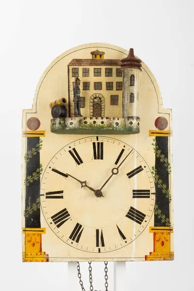 Lackschilduhr mit Schildwache, Schwarzwald, um 1860 — تصویر رکورد یوروپیانا
