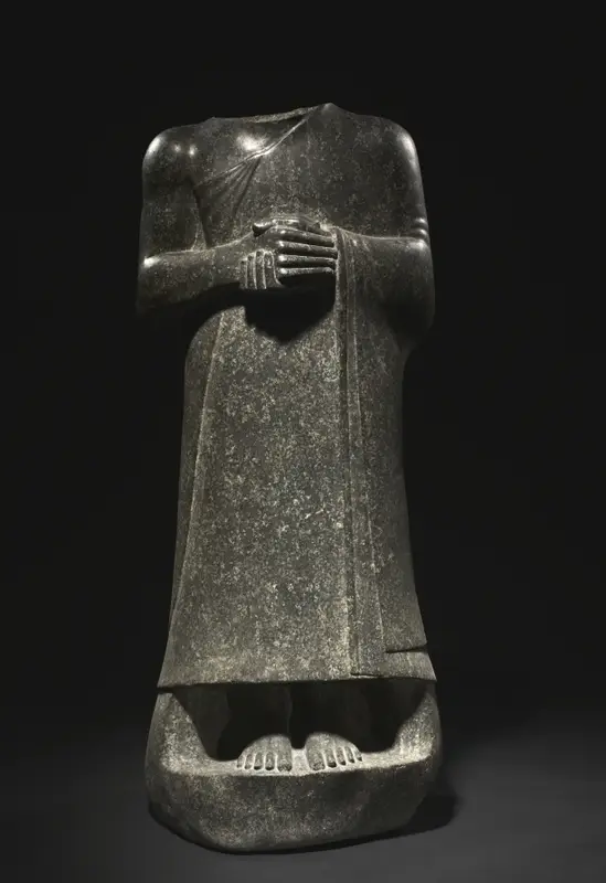 Statue of Gudea — تصویر رکورد موزهٔ هنر کلیولند (دسترسی آزاد)