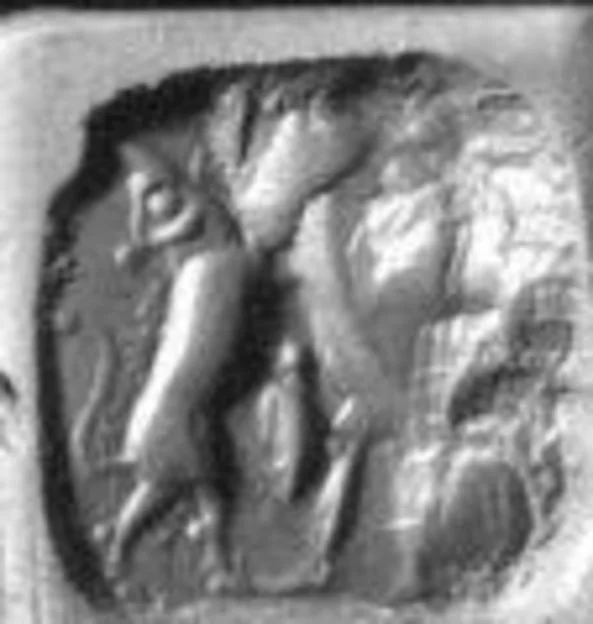 Stamp seal — تصویر رکورد موزهٔ متروپولیتن (دسترسی آزاد)