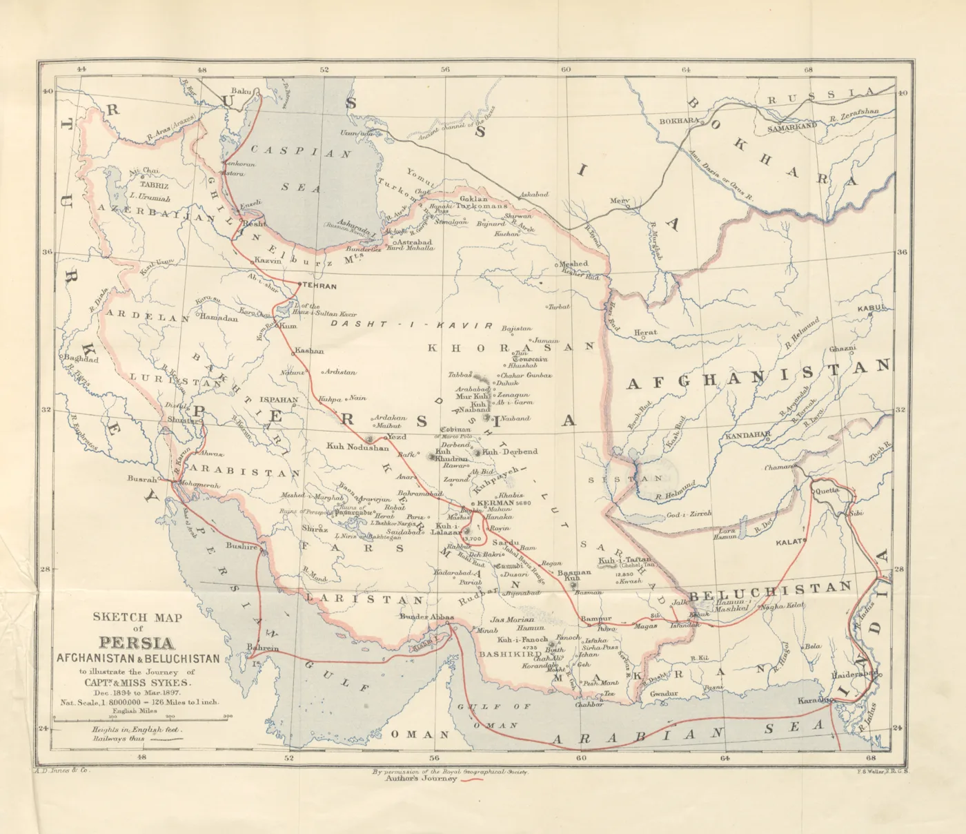Persia from "Through Persia on a Side-Saddle. ... With illustrations, etc". — تصویر رکورد یوروپیانا