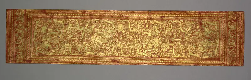 Bottom cover from a Kammavacha: Buddhist Ordination Text — تصویر رکورد موزهٔ هنر کلیولند (دسترسی آزاد)