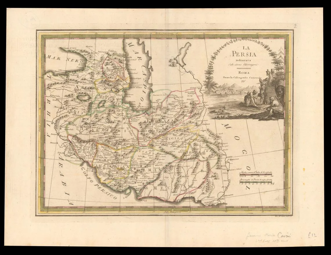 La Persia Delineata : sulle ultime osservazioni / — تصویر رکورد یوروپیانا