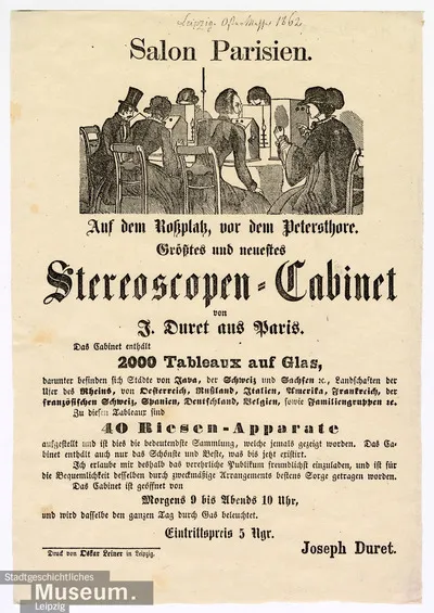 Salon Parisien. Stereoscopen-Cabinet — تصویر رکورد یوروپیانا