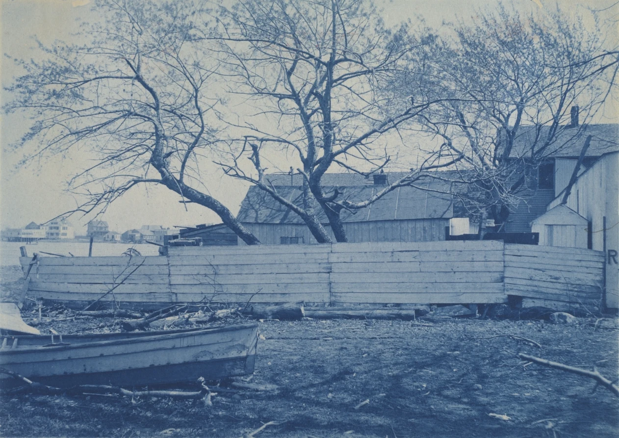 City Island, New York؛ Arthur Wesley Dow، حدود 1900؛ سیانوتایپ طبق رکورد 1997.47