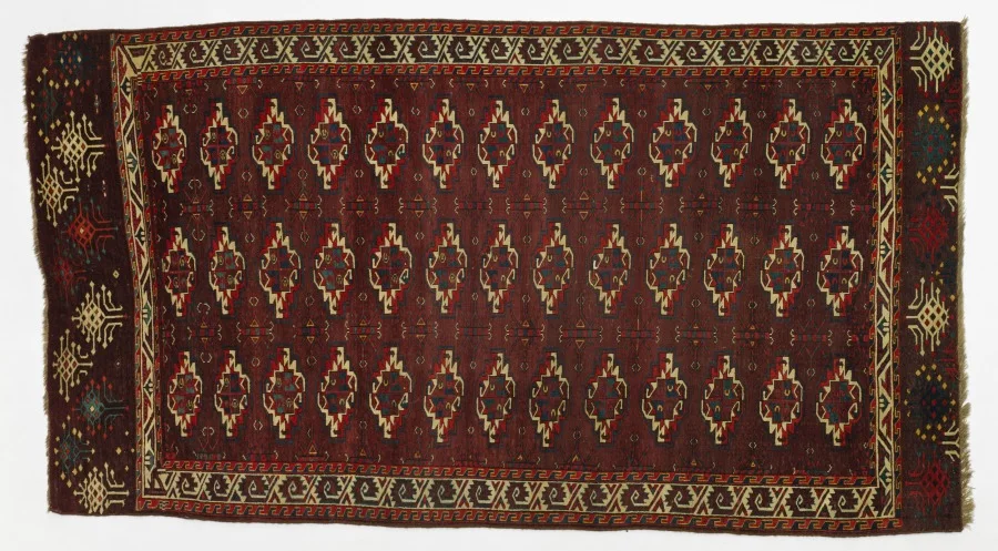 Turkmen Main Carpet — تصویر رکورد موزهٔ هنر کلیولند (دسترسی آزاد)