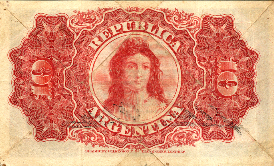 پشت اسکناس — 10 centavo آرژانتین