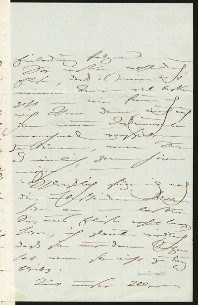 Letter from Clara Schumann to Marie Berna — تصویر رکورد یوروپیانا
