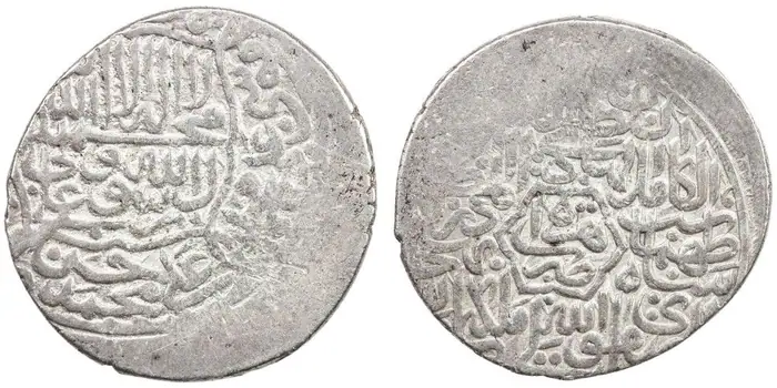 روی و پشت «۱ شاهی — شاه تهماسب یکم صفوی، ۱۵۳۴–۱۵۶۴ م» — عکس رکورد کاتالوگ نومیستا