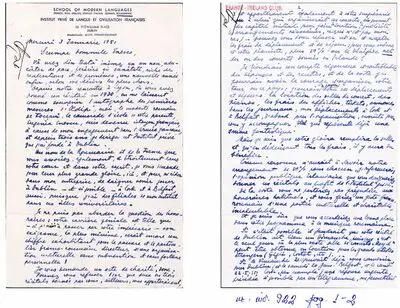 Scrisoare trimisă de Mihail Steriade (Boissenot) lui Enescu, George — تصویر رکورد یوروپیانا