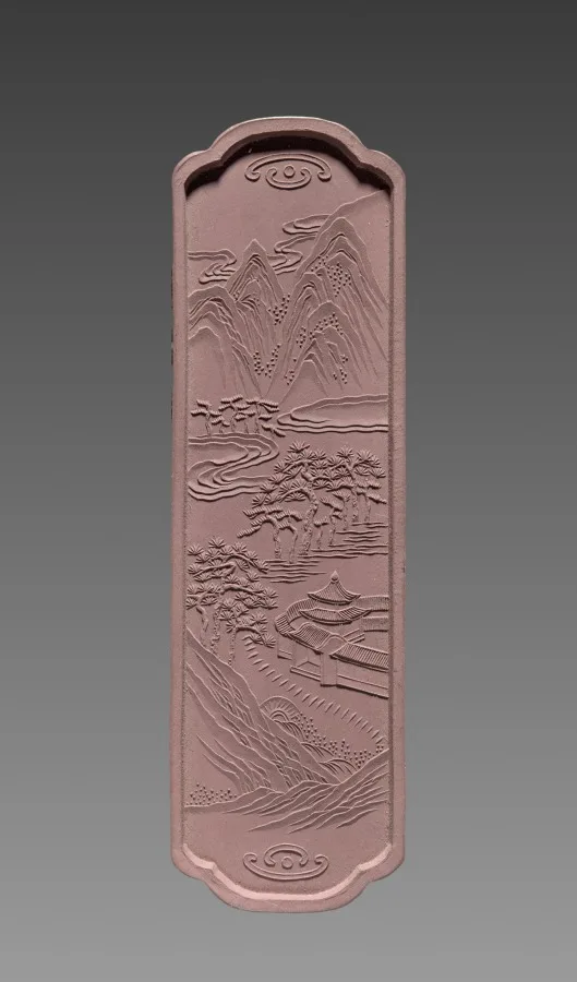 Ink Stick from an Imperially Commissioned Set of Ink Stick with Images and Poems of Famous West Lake Sites — تصویر رکورد موزهٔ هنر کلیولند (دسترسی آزاد)