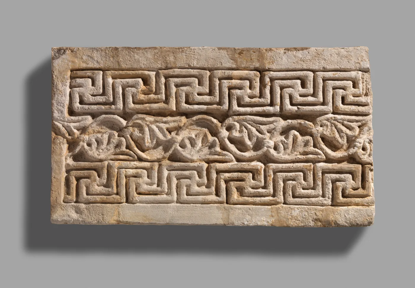 Wall decoration with geometric and vegetal design — تصویر رکورد موزهٔ متروپولیتن (دسترسی آزاد)