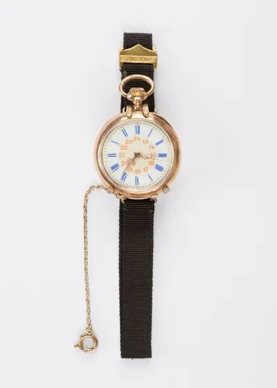 Taschenuhr, wohl La Chaux-de-Fonds, um 1900 — تصویر رکورد یوروپیانا