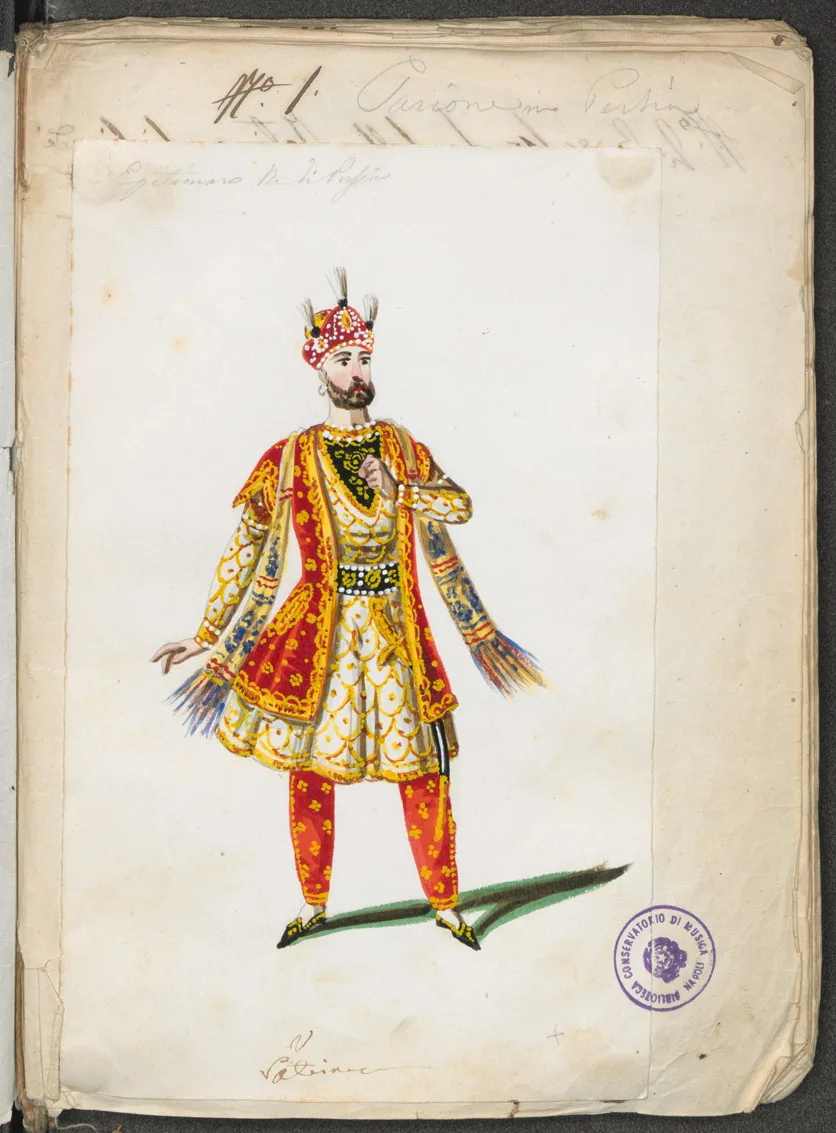 Figurino. Parione in Persia — تصویر رکورد یوروپیانا
