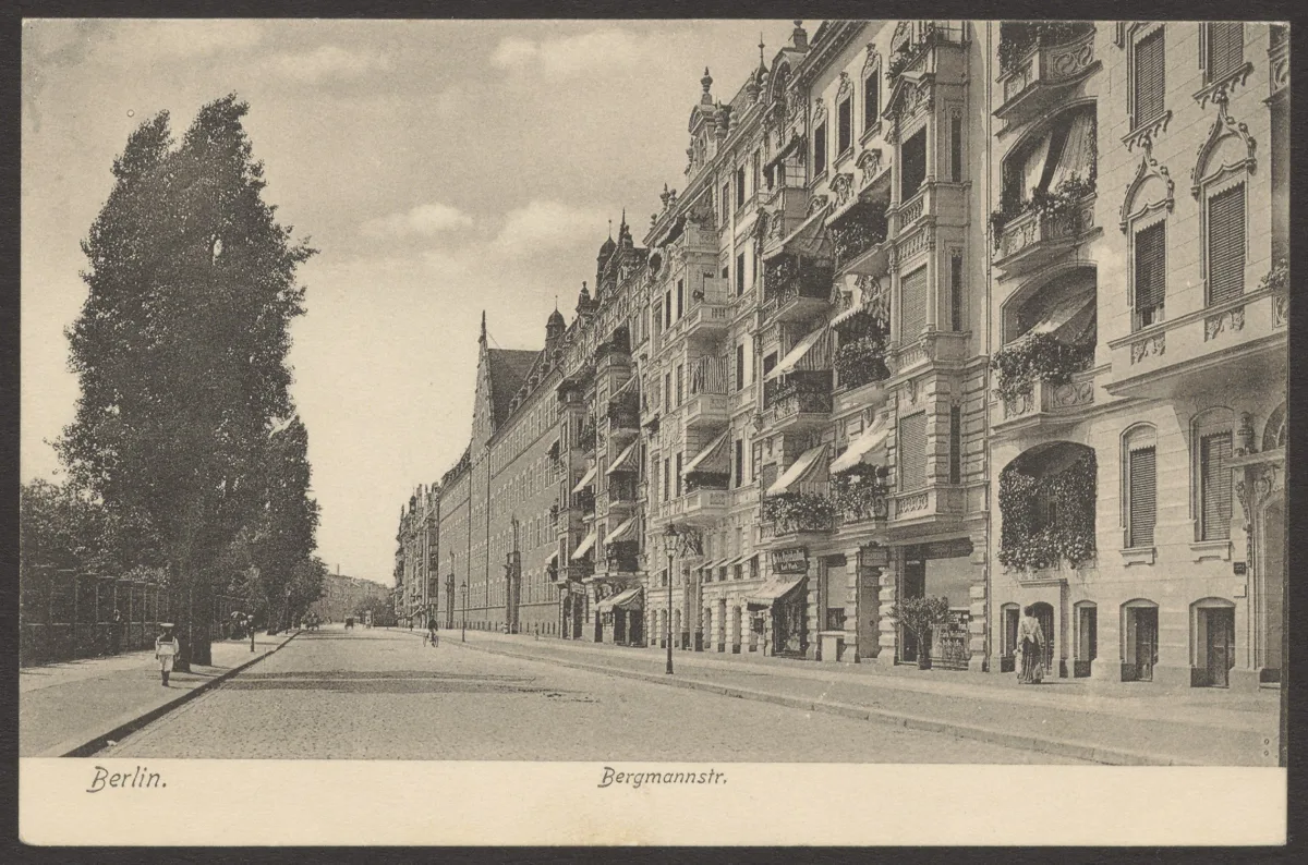 Ansichtskarte "Bergmannstraße" — تصویر رکورد یوروپیانا