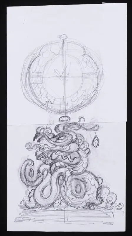 Design: Dragon Clock — تصویر رکورد موزهٔ ویکتوریا و آلبرت