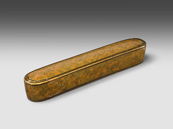 Pen Box with Marbled Design — تصویر رکورد موزهٔ متروپولیتن (دسترسی آزاد)
