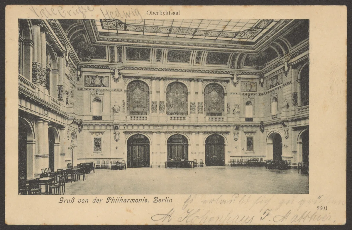 Ansichtskarte Philharmonie, "Oberlichtsaal" — تصویر رکورد یوروپیانا
