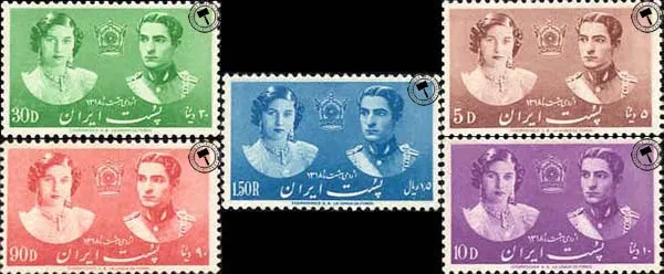 Foozieh and mohammadreza wedding stamp — تصویر از ویکی‌انبار