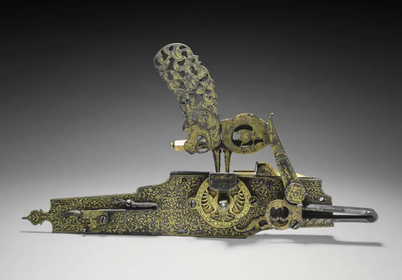 Wheel-Lock from a Hunting Rifle — تصویر رکورد موزهٔ هنر کلیولند (دسترسی آزاد)