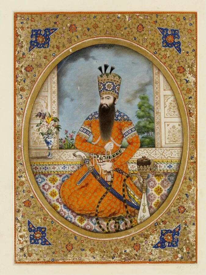 Fath 'Ali Shah Qajar — تصویر رکورد موزهٔ ویکتوریا و آلبرت