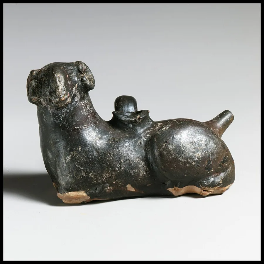 Terracotta vase in the form of a ram — تصویر رکورد ویکیداده