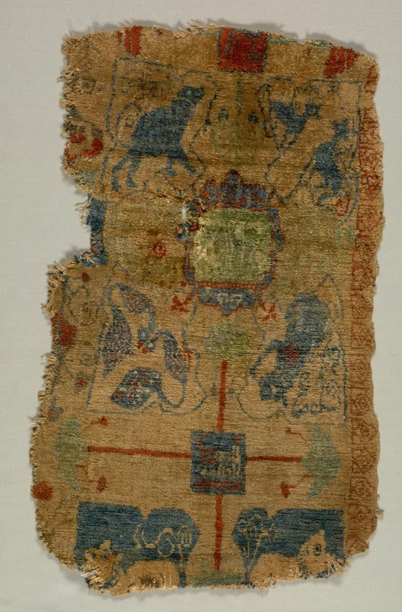 Carpet Fragment — تصویر رکورد موزهٔ هنر کلیولند (دسترسی آزاد)