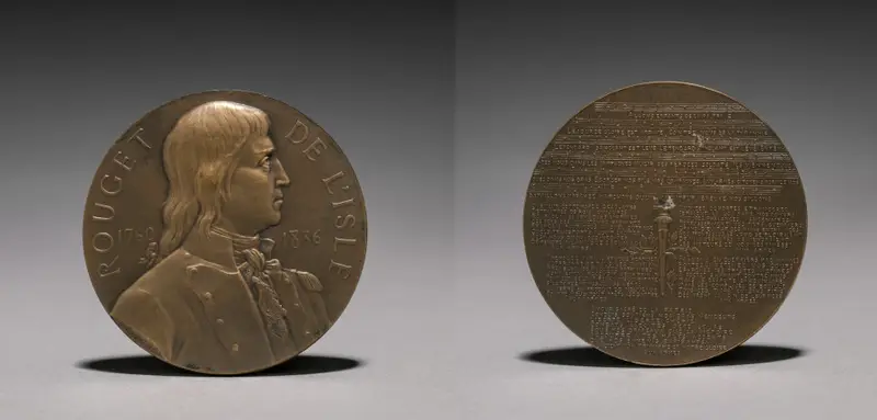 Medal of Claude Joseph Rouget de L'Isle (1760-1836) — تصویر رکورد موزهٔ هنر کلیولند (دسترسی آزاد)