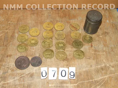 Tin containing trade tokens — تصویر رکورد یوروپیانا
