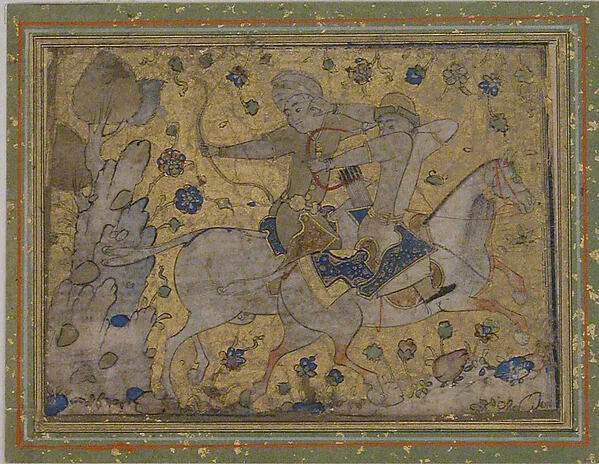 دو جنگجوی سوار — نمای تکمیلی ثبت‌شده در رکورد موزه