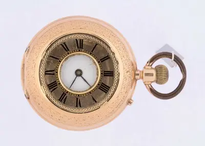 Taschenuhr, A. Eppner und Co., Silberberg, um 1890 — تصویر رکورد یوروپیانا