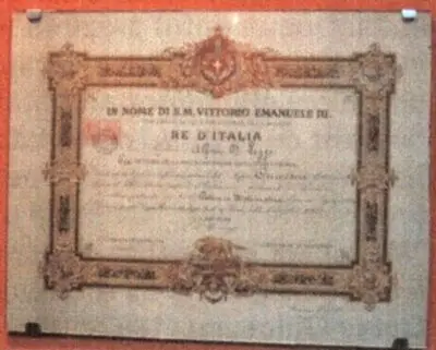 Diplomă care a aparținut matematicianului Octav Onicescu — تصویر رکورد یوروپیانا