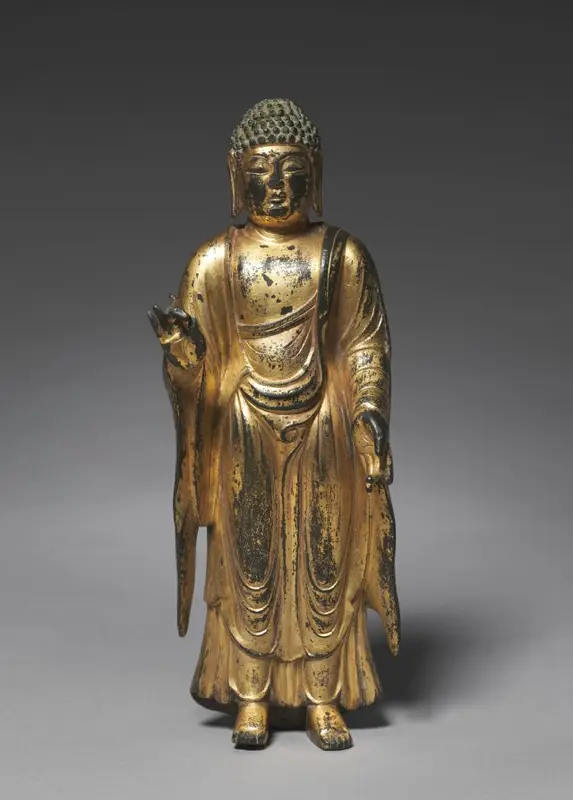 Standing Amitabha — تصویر رکورد موزهٔ هنر کلیولند (دسترسی آزاد)