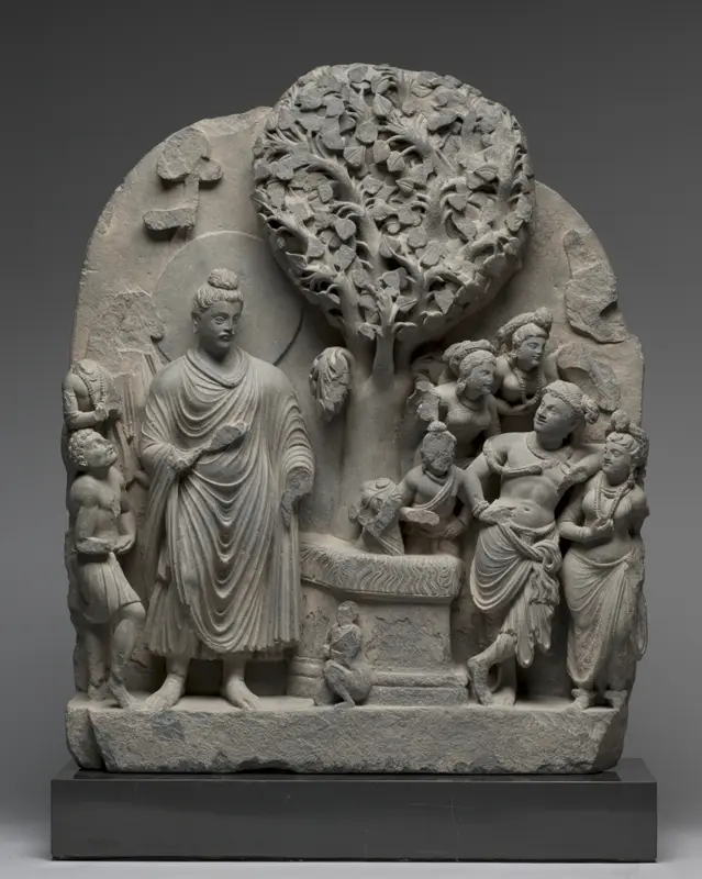 Siddhartha at the Bodhi Tree — تصویر رکورد موزهٔ هنر کلیولند (دسترسی آزاد)