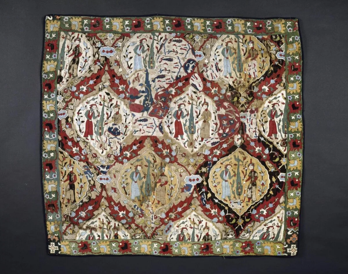Textile panel — تصویر رکورد موزهٔ ویکتوریا و آلبرت