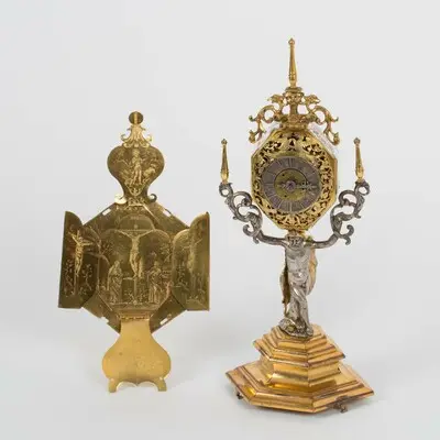 Monstranzuhr, Hans Christoff Kreizer, Augsburg, um 1630 — تصویر رکورد یوروپیانا