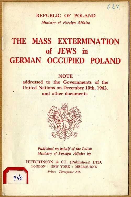 The Mass Extermination of Jews in German Occupied Poland — تصویر رکورد ویکیداده