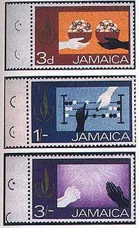 تصویر از ردهٔ ویکی‌انبار همین تیپ (Jamaica 1968 human rights stamps)