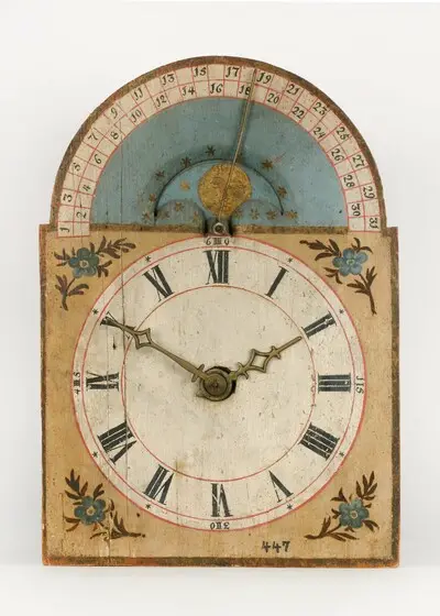 Wanduhr, Matthäus Krebs zugeschrieben, Überauchen, um 1770 — تصویر رکورد یوروپیانا