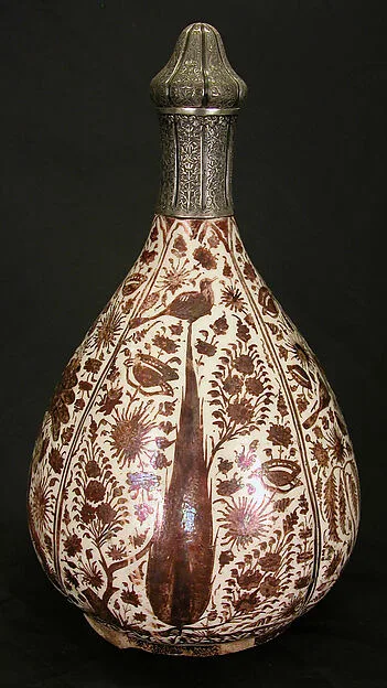 Luster-Painted Bottle — تصویر رکورد موزهٔ متروپولیتن (دسترسی آزاد)