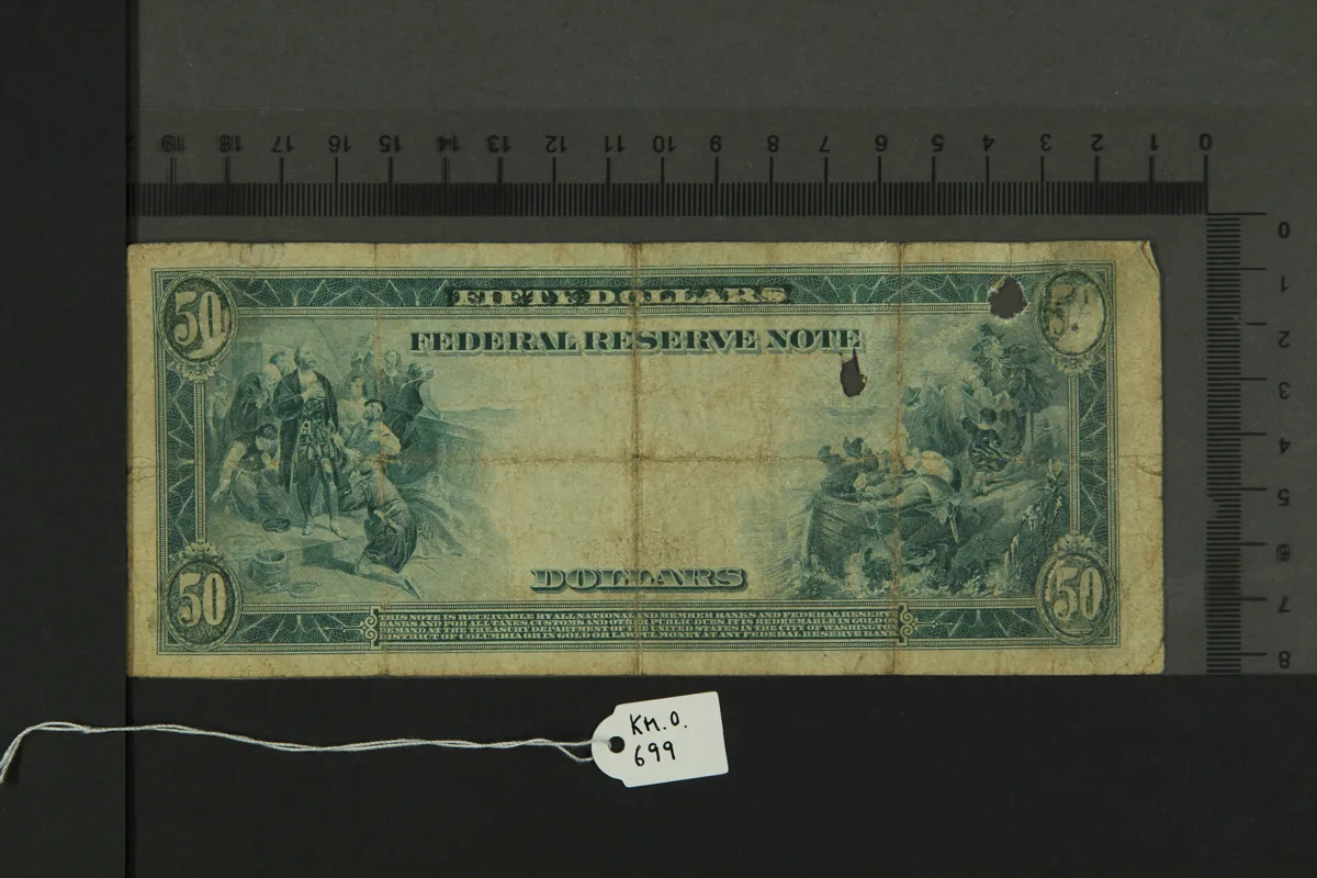 Falsifikat einer Banknote KM-O.699-1 — تصویر رکورد یوروپیانا